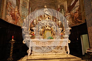 The Altar in church of San Luca - Genova