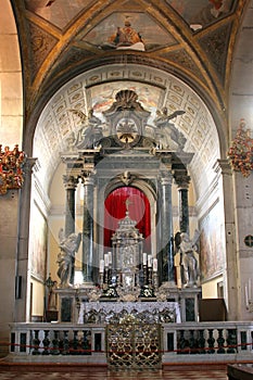 Altar in the church of St. Euphemia in Rovinj