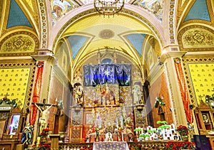 Altar Creche Templo de Belen Temple Belen Guanajuato Mexico