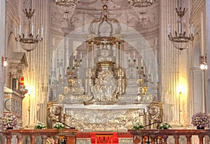 Altar Duomo, Cefalu, Sicily, Italy