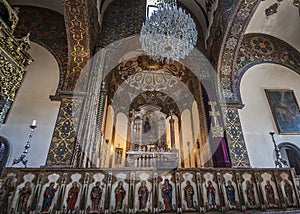 The altar of the Etchmiadzin cathedral.
