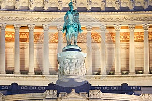 The National Monument to Victor Emmanuel II, Rome, Italy.