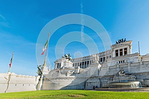 Altar of the fatherland in Piazza Venezia in Rome