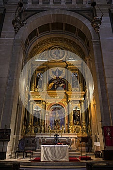 Altar at the Igreja de Sao Roque in Lisbon