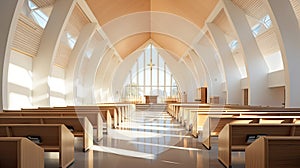 altar interior church building