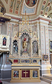Altar of Our Lady in the church of Saint Matthew in Stitar, Croatia