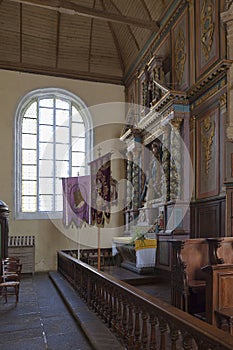 Altar of the Rosary at Notre-Dame-et-Saint-Tugen of Braspart