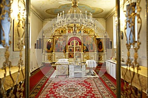 Altar in russian orthodox church