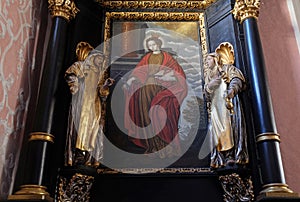 Altar of Saint Apollonia in the Church of Saint Catherine of Alexandria in Zagreb