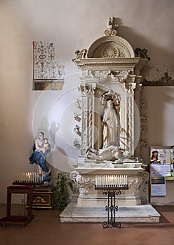 Altar of Saint Catherine of Alexandria, Basilica di Santa Caterina d`Alessandria, Galatina, Italy