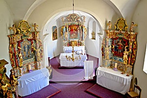 The altar of Saint Marko church in Krizevci