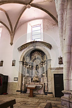 Altar of Saint Mary Magdalene church in Olivenza town photo
