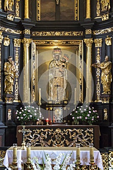 Altar in Stoczek Klasztorny Monastery
