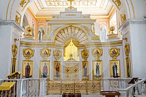 Altar of the Transfiguration Cathedral in Odessa, Ukraine