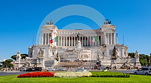 Altare della Patria - Victor Emmanuel II Monument at Piazza Venezia Venice Square and Capitoline Hill in Rome in Italy