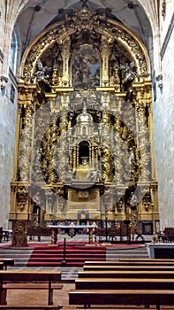 Altarpiece of the San Esteban Convent also known as Los Dominicos, Salamanca, Spain photo
