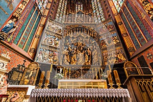 Altarpiece Veit Stoss (St. Marys Altar) - Cracow (Krakow)-Poland