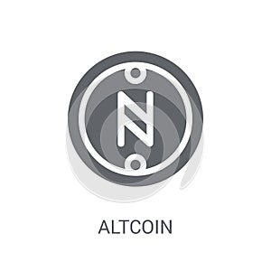 Altcoin icon. Trendy Altcoin logo concept on white background fr