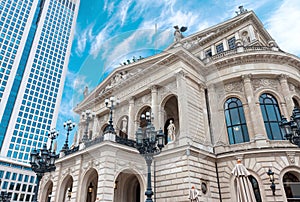 The Alte Oper Frankfurt am Main city opera house