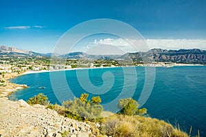 Altea and Albir view from Serra Gelada Natural Park, Spain