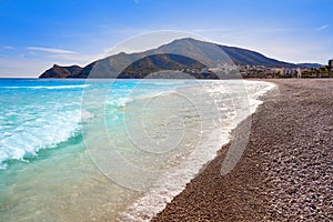 Altea Cap Blanc beach playa Albir Alicante