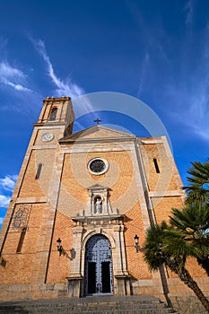 Altea church Consuelo village of Alicante