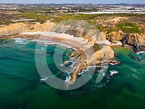 Alteirinhos beach in Alentejo in Portugal