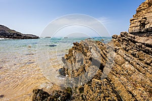 Alteirinhos beach in Alentejo in Portugal photo