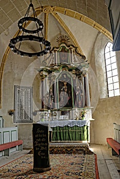 Alter in Axente Sever Church