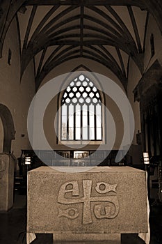 Alter in the chapel of Holycross abbey