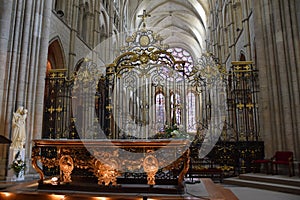 Alter at Laon Cathedral Northern France