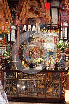 Alter at Pagoda Chua Min Huong, Ho Chi Minh City, Vietnam