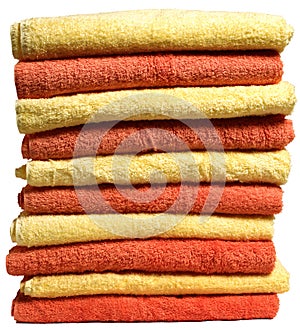 Alternating Stack of Towels photo