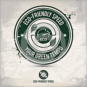 Alternative eco friendly car board stamp