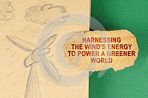 Harnessing the wind's energy to power a greener world photo