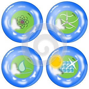 Alternative Energy Icon Set