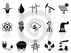 Alternative Energy icons set