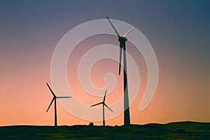 Alternative energy sources, use of wind energy.