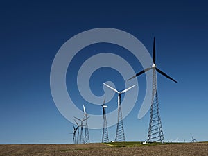 Energía viento turbina 