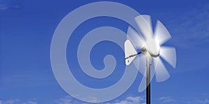 Alternative energy wind vane photo