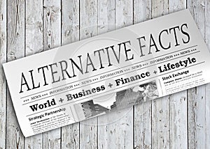 Alternative Facts Newspaper