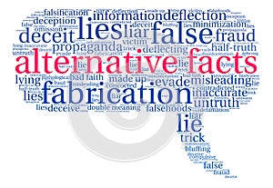 Alternative Facts Word Cloud