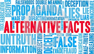 Alternative Facts Word Cloud