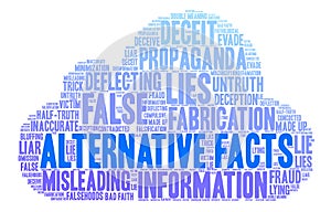 Alternative Facts Word Cloud