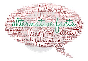 Alternative Facts Word Cloud