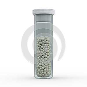 Alternative Homeopathy medicine herbs, healtcare and pills concept. 3D