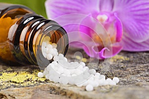 Alternative medicine with herbal pills