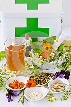 Alternative Medicine. Herbal Therapy. Medical plants.
