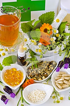 Alternative Medicine. Herbal Therapy. Medical plants.