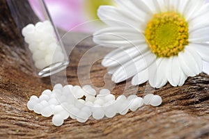 Alternative medicine with homeopathic pills